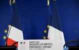 Le slogan du budget 2020, présenté à Paris le 26 septembre 2019