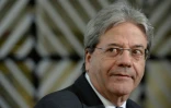 Le Premier ministre italien Paolo Gentiloni à Bruxelles le 29 avril 2017