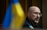 Le ministre ukrainien de la Défense Denys Chmygal assiste à une séance au Parlement ukrainien, le 17 juillet 2025 à Kiev