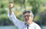 Jean-Luc Melenchon responsable de la France Insoumise, le 23 août 2020 à
Chateauneuf-sur-Isere lors d'une réunion de son parti