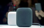 Présentation du nouvel HomePod d'Apple lors de la conférence annuelle des développeurs du groupe à San Jose (Californie) le 5 juin 2017