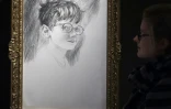Le portrait du jeune magicien dans l'exposition "Harry Potter: A History of Magic", à Londres le 18 octobre 2017