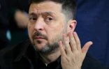 Le président ukrainien Volodymyr Zelensky à Erevan, le 4 mai 2026 en Arménie