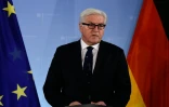 Le ministre allemand des Affaires étrangères Frank-Walter Steinmeier lors d'une conférence de presse le 12 janvier 2016 à Berlin