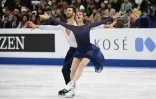 Gabriella Papadakis et Guillaume Cizeron ont dominé la danse libre en finale des épreuves du GP de patinage artistique, le 9 décembre 2017 à Nagoya