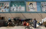 Camp de déplacés dans la ville de Gaza, le 4 mai 2025