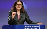 La commissaire européenne au Commerce Cecilia Malmström, le 7 mars 2018 à Bruxelles 