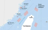Les exercices militaires de la Chine autour de Taïwan