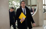 L'ancien PDG de Radio France, Mathieu Gallet le 16 novembre 2017 à son arrivée au Palais de justice de Créteil