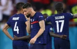 L'attaquant Olivier Giroud, après la défaite de la France face à la Suisse (3-3, 4-5 t.a.b.) en 8e de finale à l'Euro 2020, le 28 juin 2021 à Bucarest