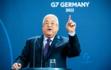 Le président palestinien Mahmoud Abbas, le 16 août 2022 à Berlin