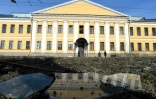 L'académie militaire Mojaïski à Saint-Pétersbourg, où un engin artisanal a explosé le 2 avril 2019.

