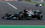 Lewis Hamilton, 3e du GP de Hongrie sur le Hungaroring, le 1er août 2021, se hisse en tête du championnat