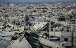 Vue générale des destructions à Khan Younès, dans le centre de la bande de Gaza, le 31 juillet 2026