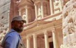 Nayef Hlalate, gardien à la cité antique de Petra, en Jordanie, le 1er juin 2020