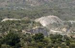 Vue d'une carrière de pierre, le 19 mai 2026 près du village indien de Avinashi, dans l'Etat du Rajasthan 