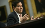 Le secrétaire d'État américain Marco Rubio lors d'une audition au Capitole, à Washington, le 21 mai 2025