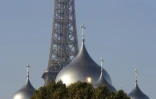 La cathédrale orthodoxe russe de la sainte-Trinité, quai Branly à Paris, le 12 octobre 2016 à Paris