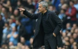 L'entraîneur de Manchester United Jose Mourinho lors du match face à Manchester City le 7 avril 2018
