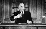 Le général De Gaulle s'adresse à la nation, le 31 décembre 1962 à Paris