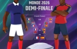 Présentation de la demi-finale de la Coupe du monde 2026 entre la France et l'Espagne, le 14 juillet à Arlington, au Texas, États-Unis