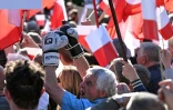 Dernier meeting de campagne du candidat conservateur Karol Nawrocki, le 30 mai 2025 à Biala Podlaska