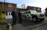 Des policiers britanniques à Salisbury dans le cadre de l'enquête suite à l'empoisonnement présumé d'ex-agent double Sergueï Skripal, le 6 mars 2018