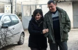 Noora Arkavazi et son mari
Bobi Dodevski le 21 décembre 2016 devant leur domicile à Kumanovo en Macédoine