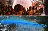Comme leurs camarades Ă Hong Kong, les manifestants en ThaĂŻlande ont dĂ» affronter les canons Ă eau de la police