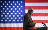 Le grand Bill Russell, onze fois champion NBA avec les Celtics, s'exprimant lors d'une collecte de fonds à Boston, le 18 mai 2011 