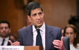 Kevin Warsh, candidat à la présidence de la Réserve fédérale américaine (Fed), lors d'une audition devant la commission bancaire du Sénat au Capitole, le 21 avril 2026 à Washington