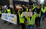 Manifestation de "gilets jaunes" le 5 janvier 2019 au Mans