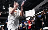 La start des Denver Nuggets, le Serbe Nikola Jokic, à l'issue de la victoire contre Memphis, le 7 abril 2022 à Denver