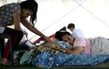 Dans un campement improvisé de Maiquetia, dans l'Etat de La Guaira, au Venezuela, le 30 juin 2026