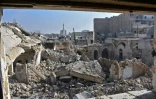 Des immeubles et maisons détruits dans un quartier d'Alep, le 10 décembre 2016 en Syrie