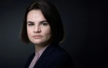 La cheffe de l'opposition bélarusse en exil Svetlana Tikhanovskaïa le 17 septembre 2021 à Paris