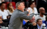 L'entraîneur des Denver Nuggets Michael Malone durant le quatrième match des Finales NBA 2023, contre le Miami Heat, à Miami, le 9 juin 2023