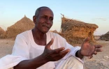 Un agriculteur soudanais, Qamar al-Bashir, dans son champ de la région de Jazira, au sud de Karthoum, le 11 mai 2023