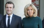 Le président Emmanuel Macron et son épouse  Brigitte, à Paris, le 21 janvier 2019