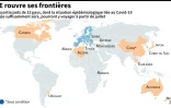 L'UE rouvre ses frontières à 15 pays
