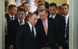 Les présidents russe Vladimir Poutine et turc Recep Tayyip Erdogan le 9 août à Saint-Petersbourg