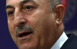 Le chef de la diplomatie turque Mevlut Cavusoglu à Ankara, le 23 juin 2022