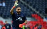 Le gardien de but italien du Paris Saint-Germain, Gianluigi Donnarumma, avant le match de Ligue 1 à domicile contre Clermont, le 11 septembre 2021 au Parc des Princes