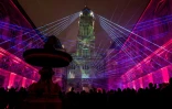 La Fête des Lumières dans les rues de Lyon, le 6 décembre 2018