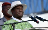 Henri Konan Bédié à Yamoussoukro dans le centre de la Cote d'Ivoire, le 20 juin 2020