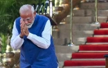 Le Premier ministre indien Narendra Modi lors de sa prestation de serment pour un troisième mandat, le 9 juin 2024 à New Delhi