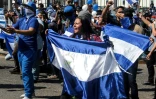 Opositores se manifiestan en contra del gobierno de Daniel Ortega en Managua, el 30 de marzo de 2019