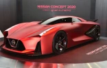 Un véhicule Nissan Concept 2020 Vision Gran Turismo présenté au salon de l'automobile de Tokyo, le 28 octobre 2015 au Japon