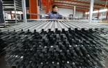 Une usine de produits métalliques à Binzhou, dans l'est de la Chine, le 15 avril 2025