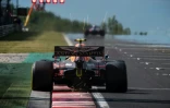 Pierre Gasly au volant de sa Ferrari lors des qualifications du GP de Hongrie, sur le circuit Hungaroring à Mogyorod, le 3 août 2019